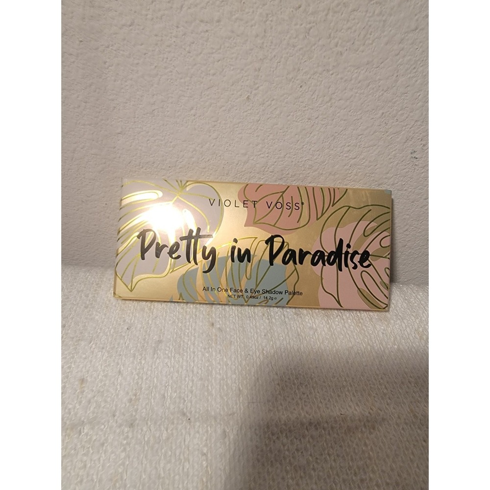 Violet Voss Pretty in Paradise All in One Face & Eye Shadow Palette 14.2 g‎ NIB